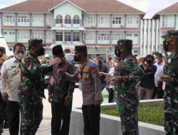 Kapolda Lampung Dampingi Panglima TNI dan Kabaharkam Polri Tinjau Vaksinasi Merdeka Serentak di UIN