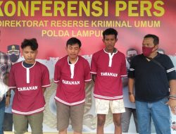 Direskrimum Polda Lampung Berhasil Ungkap Jaringan Jual Beli Senpi Ilegal