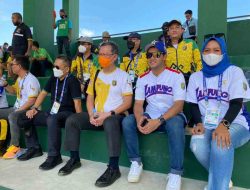 Sekdaprov Fahrizal Hadir di Papua, Tim Softball Lampung Cetak Sejarah Pertama Kali Masuk Final PON