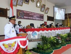 Bupati Musa Ahmad Pidato Pertama Pasca Dilantik Gubernur Arinal