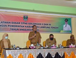 Wakil Bupati Ardito Hadiri Pembukaan Pelatihan Dasar CPNS Lamteng