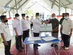 Wakil Bupati Ardito Hadiri Serah Terima Alat PCR dari PT. GGP