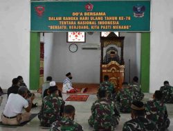 Jelang HUT TNI ke-76 Korem 043/Gatam Adakan Do’a Bersama