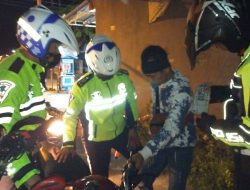 Cegah Gangguan Kamtibmas, Kapolres Lampung Utara Pimpin Patroli Bermotor