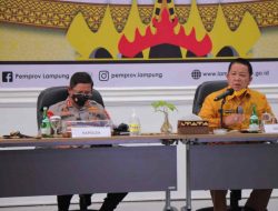 Kapolda dan Gubernur Lampung Rapat Evaluasi Percepatan Vaksinasi Covid-19
