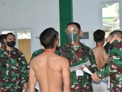 Danrem 043/Gatam Pimpin Sidang Parade Calon Tamtama PK TNI AD Gelombang Dua