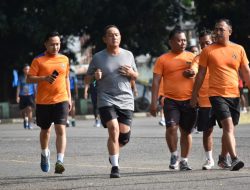 Jaga Imun Tubuh, Danrem 043/Gatam Ajak Dan/Ka Satdisjan Olah Raga Bersama