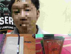 Curi Kotak Amal, Residivis Ini Dicokok Polres Lampung Utara