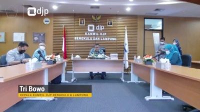 Total Penerimaan Pajak Bengkulu dan Lampung Triwulan III 2021 Tumbuh 14.22 Persen