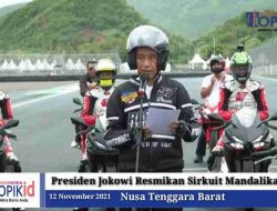 Presiden Jokowi Resmikan Sirkuit Mandalika