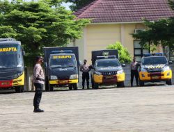 Kapolres Pesawaran Terjunkan Ratusan Personel Amankan Pilkades Serentak dan Imbau Taat Prokes 5M Secara Ketat