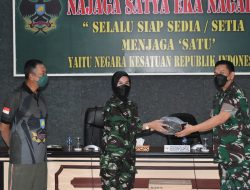 Alhamdulillah, Korem 043 Gatam Lampung Terima Dukungan Satu LCD Proyektor dari Disinfohlatad