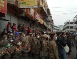 Pemkot Bandarlampung Eksekusi 45 Lapak Kios Pedagang Kaki Lima