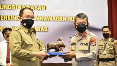 Tandatangani Perjanjian Kerjasama dengan TNWK, Wakapolda: Kawasan Hutan di Lampung Harus Dilindungi!