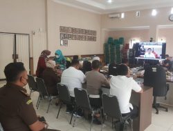 Kajari Menggala Hadiri Kunjungan Kerja Komisi III DPR RI Secara Virtual