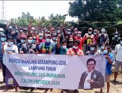 Komunitas Konco Mancing Lampung Timur Deklarasi Gus Muhaimin Presiden 2024