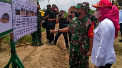 Bupati Tuba Buka Acara Karya Bhakti TNI KODIM 0426, Gotong Royong Bersama Masyarakat