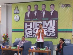 Caketum HIPMI Bandarlampung Isfansa Mahani Bedah Visi Misi dalam Talkshow di Kampus UBL