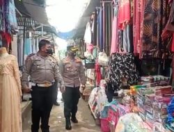 Kapolres Lampung Utara Pantau Langsung Ketersediaan Minyak Goreng di Pasar Kotabumi