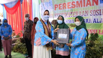 Ketua Umum LKKS Provinsi Lampung Resmikan Pondok Lansia Gimbar Alam Pringsewu