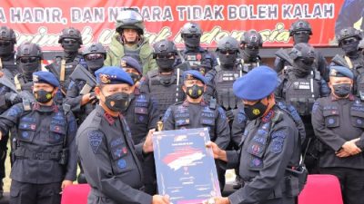 Kapolda Lampung Kukuhkan Pasukan Respon Cepat Power On Hand untuk Tanggulangi Kejahatan dan Konflik Sosial