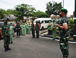 Danrem 043/Gatam Kunjungan Kerja ke Kodim Lamsel dan Bandar Lampung
