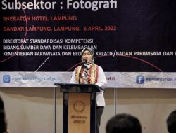Wakil Gubernur Lampung Buka Acara Sertifikasi Kompetensi Profesi Fotografi