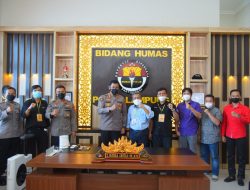 Humas Polda Lampung Terima Kunjungan JMSI