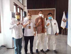 Ketua KWRI dan PWI Lampung Hadiri Pengukuhan Pengurus IJP