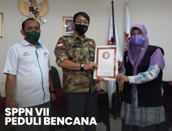 SPPN VII Donasi Pasca Gempa Pasaman Barat
