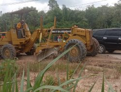 Intruksi Bupati Saply,  DPUPR Mesuji Lakukan Perbaikan Akses Jalan Provinsi Lampung Demi Kenyamanan Pengguna Jalan