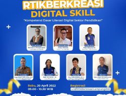 RTIK Bandar Lampung Paparkan Kerangka Kompetensi TIK Bagi Pendidik Dalam Webinar Kominfo
