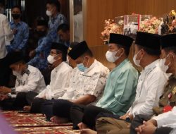Bupati Lampung Utara Ikuti Acara Nuzulul Qur’an 1443 H Secara Virtual