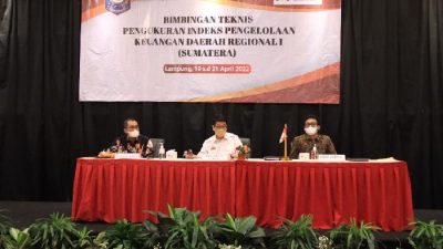 Sekdaprov Lampung Buka Bimtek Pengukuran IPKD Regional se- Sumatera