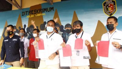 Tipu Korban Hingga Miliaran Rupiah, Ditreskrimum Polda Lampung Tangkap Pelaku Mafia Tanah Asal Pesawaran