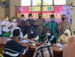 Giat Vicon , Polri Dan Kemenag Ajak Seluruh Stek Holder Dukung Pencapaian Vaksinasi Masal 1 Juta  Booster