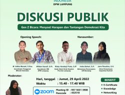 PMI DPW Lampung Gelar Diskusi Gen-Z Bicara