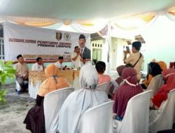 Anggota DPRD Lampung RMD Gelar Sosper Ketahanan Keluarga