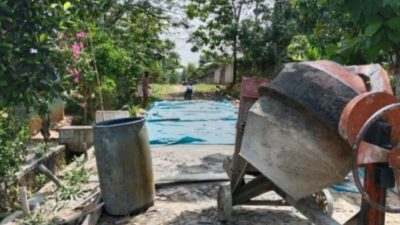 REALISASIKAN DD TAHAP SATU TA 2022 DESA SIMPANG PEMATANG BANGUN RABAT BETON DAN SUMUR BOR