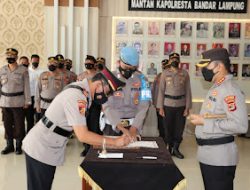 Kapolresta Bandarlampung Pimpin Sertijab Kapolsek Kemiling, Ini Pejabat Barunya!