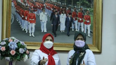 Wagub Chusnunia Menerima Audiensi Walikota Bandar Lampung Eva Dwiana Jelang Anniversary APEKSI Ke-22