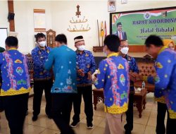 Bupati Lamtim Hadiri Rapat Koordinasi dan Halalbihalal Tenaga Pendamping Desa se-Lamtim