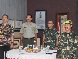 Kasrem 043 Gatam Ikuti Vicon Komsos KBT TK Pusat Tahun 2022