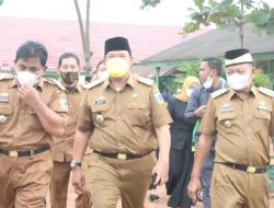 Bupati Lamtim Dawam Rahardjo bersama Wabup Azwar Hadi hadiri Musrenbang Kecamatan Raman Utara