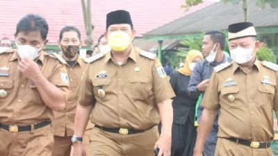 Bupati Lamtim Dawam Rahardjo bersama Wabup Azwar Hadi hadiri Musrenbang Kecamatan Raman Utara