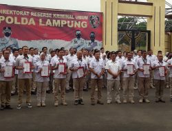 Utamakan Restorative Justice,13 Anggota Ditreskrimum Polda Lampung Berprestasi Dapat Penghargaan