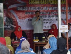 Anggota DPRD Provinsi Lampung Yose Rizal Sosialisasi Tentang Pembinaan Ideologi Pancasila