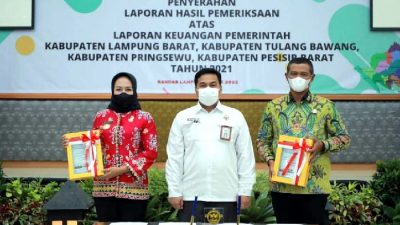 Ketua DPRD Hadiri Peraihan Gelar ke-8 WTP Kabupaten Tuba dari BPK RI