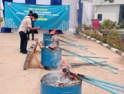 Bea Cukai Sumbagbar Musnahkan Rokok Senilai Rp6,4 miliar dan 49,2 Liter MMEA Ilegal