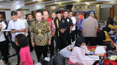 Wabup Ardian Saputra Hadiri Kegiatan Donor Darah IKS dan IKAPA
